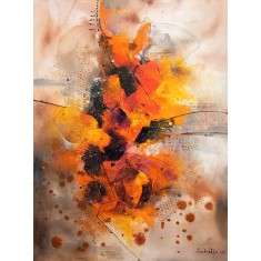 Zohaib Rind, 30 x 42 Inch, Acrylic on Canvas, Abstract Painting, AC-ZR-320